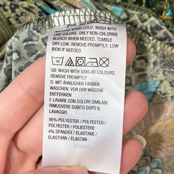 Susan Graver Dark Fall Floral Long Sleeve Shirt Size 1XP Classic Modest - Picture 5 of 5